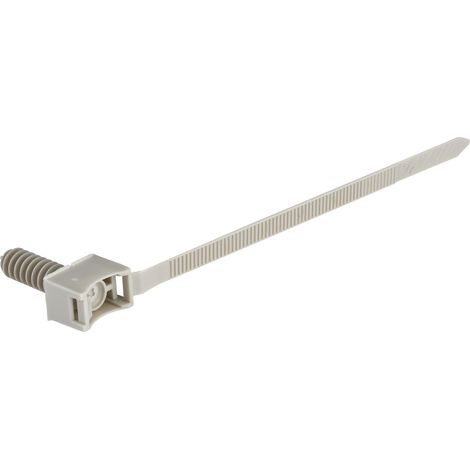 DEBFLEX - COLLIER AVEC EMBASE Ø16 A 32 MM + CHEVILLE GRIS SACHET DE 10 - 709082 (1/4)