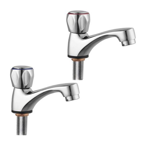 Fontastock URBEL FSKFGB004 grifo de lavabo zinc 2 piezas (1/7)