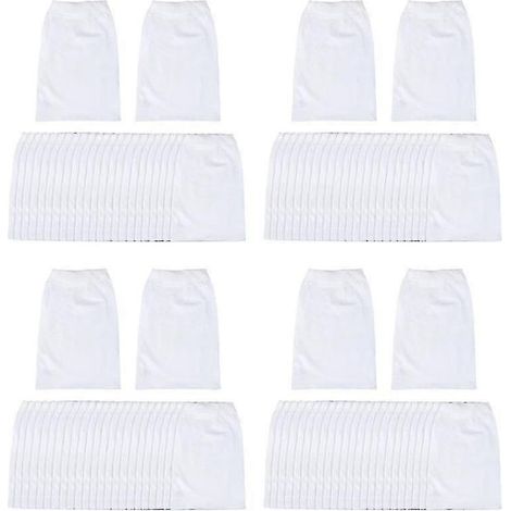 Lot de 100 filtres pour skimmer de piscine, adaptés aux filtres, paniers filtrants et skimmers de piscine, utilisés pour filtrer les débris et évacuer l'eau. (1/4)