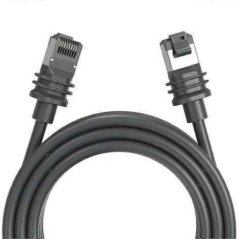 Câble d'extension RJ45 pour routeur Starlink Gen 3 (3e génération), noir/gris, satellite, pour connexion Internet (1/5)