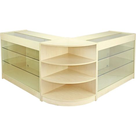 Pulsar Maple Shop Counter & Retail Display Set