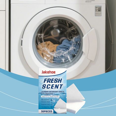 Washcloths for daily laundry cleaning, antistatic, fragrant, gentle on household fabrics – 30 pieces (1/5)
