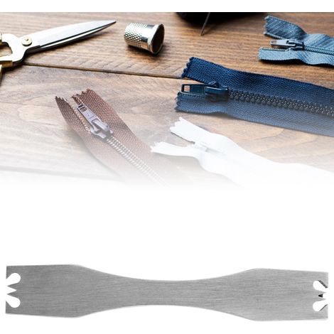 Extracteur de Dents de Fermeture Éclair Double Usage 3-5 pour Réparation Cuir et Projets DIY