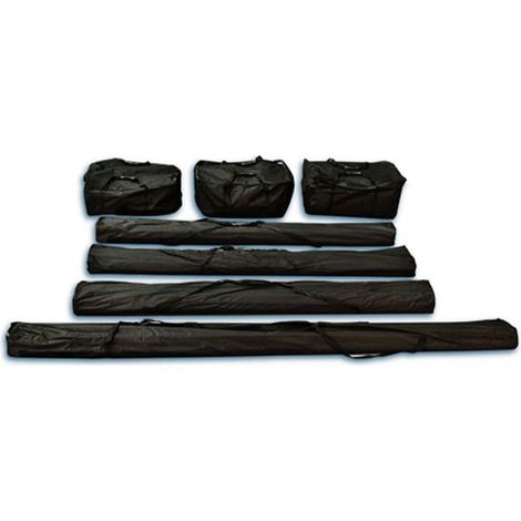 Taschenset Zelttaschen 3 m für PROFESSIONAL Zelte für Pavillon Partyzelt - 7 Stück Tragetaschen Transporttaschen, zur sicheren Aufbewahrung, aus robustem Oxford Material 480g