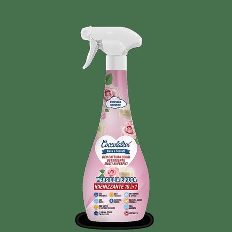 COCCOLATEVI SGRASSATORE IN SPRAY DA 750ML MARSIGLIA E ROSA IGIENIZZANTE