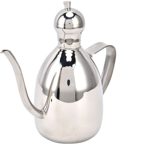 Bidon d'huile portable en acier inoxydable, haute étanchéité, pour la cuisine, 0,25 L (1/5)