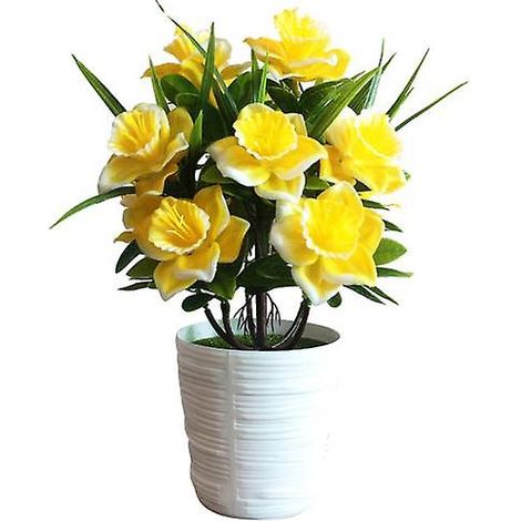 fleur artificielle en pot, accessoire de décoration pour scène, jardin, mariage, maison, fête (1/5)