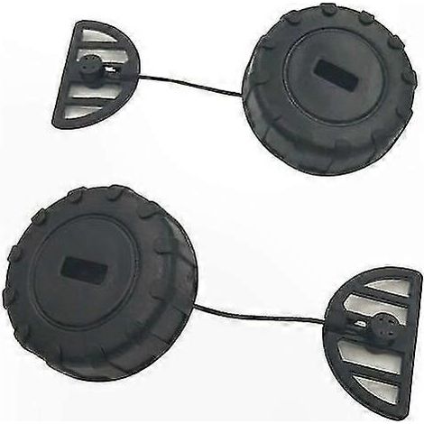 Tankdeckel für Kraftstoff und Öl, 3er-Set, kompatibel mit STIHL Kettensägen 017, 018, MS170, MS180 - Ersatzteile für Benzin und Schmierstoffe, robuste Anti-Rutsch-Kappen, einfacher Austausch. (1/5)