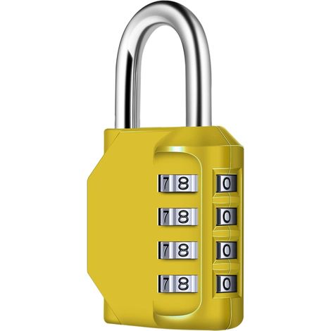 Cadenas à combinaison à 4 chiffres, cadenas à combinaison, métal étanche