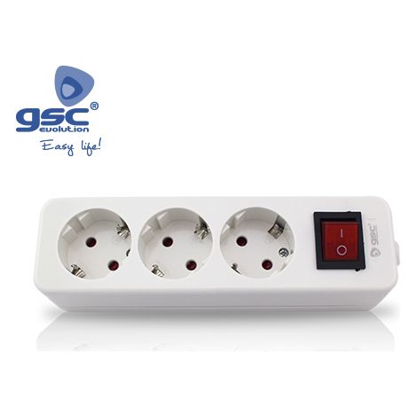 Mega 3-Stecker mit mehreren Basen + Akku-Schalter GSC 000800276