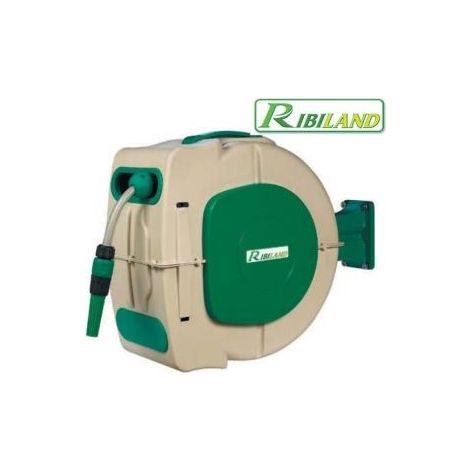 Tubo irrigazione con avvolgitubo automatico 30 + 1,5m con lancia Ribiland