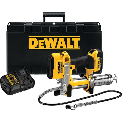 DeWalt DCGG571M1 Cordless 18V Grease Gun With 4Ah Battery, Charger And Carry Case (1/2)