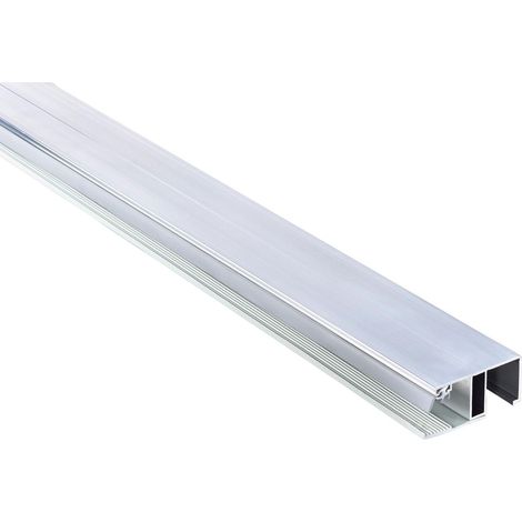 Kombi-Randprofil Alu pressblank 2000 mm m. Dichtung