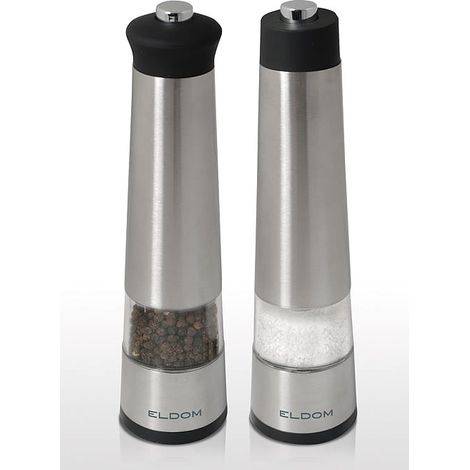 Set di 2 macina sale e pepe elettrici Eldom ZMP4. (1/5)