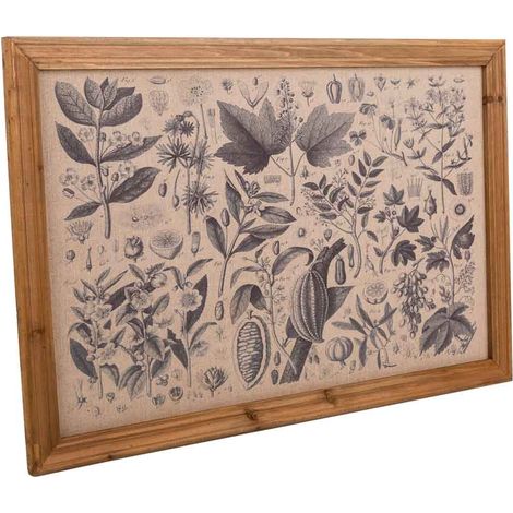 Cuadro de madera y tela impresa 40x60x1,8 (1/5)