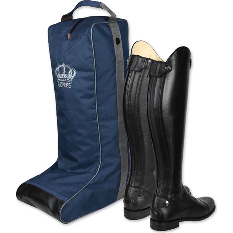 Full, Blu: Borsa portastivali in nylon con rinforzi in similpelle e chiusura con zip (1/2)