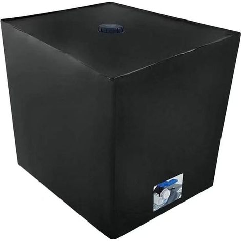 Bache de réservoir d'eau, Bache pour Cuve 1000 L IBC, Anti-poussière Anti-UV Anti-Pluie (116 x 100 x 120 cm) (1/5)