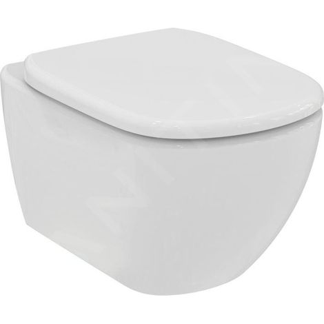Ideal Standard Tesi - WC suspendu avec abattant SoftClose, RimLS+, blanc T536101 (1/5)