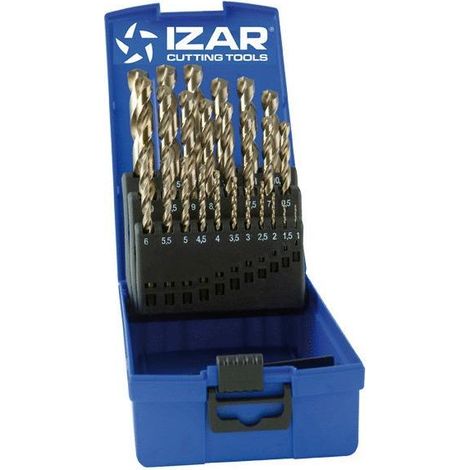Coffret de 25 forets inox de 1 à 13 mm IZAR CUTTING TOOLSL 18370