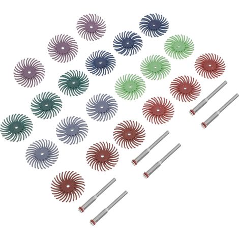 Disque Radial de Polissage de Précision 3mm, Kit Abrasif (1/4)