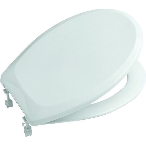 Abattant WC double Victoria - résine thermodur blanc (1/2)
