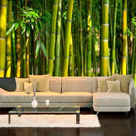 Papier peint jardin oriental - 350 x 245 cm (1/4)