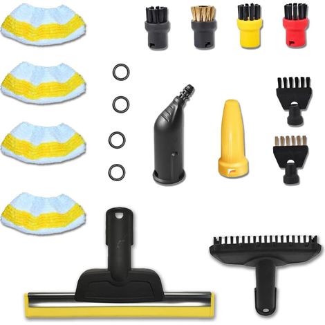 Kit d'accessoires de 18 pièces pour nettoyeurs vapeur Kärcher SC1 SC2 SC3 SC4 SC5 EasyFix (1/5)
