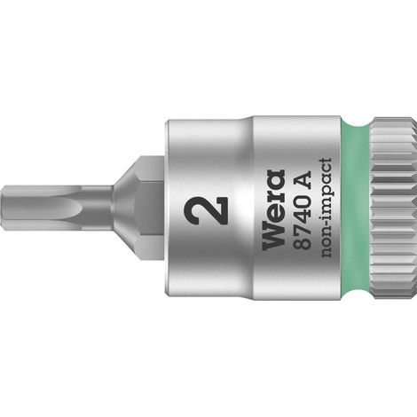 Wera 8740 A 05003330001 Brugola interna Inserto giravite a bussola 2 mm 1/4 (6.3 mm)