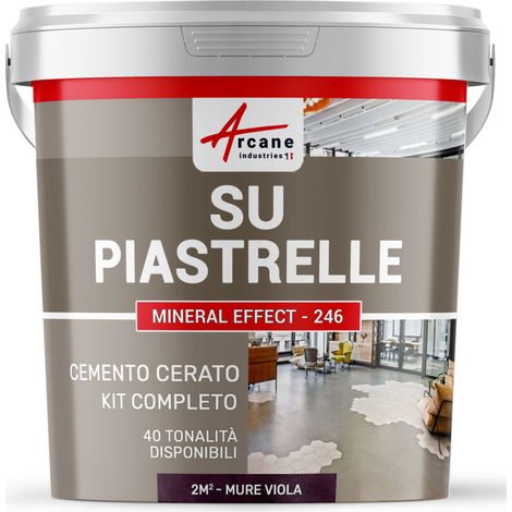 Microcemento su piastrelle - 2 m² (in 2 strati) Viola Mora - ARCANE INDUSTRIES