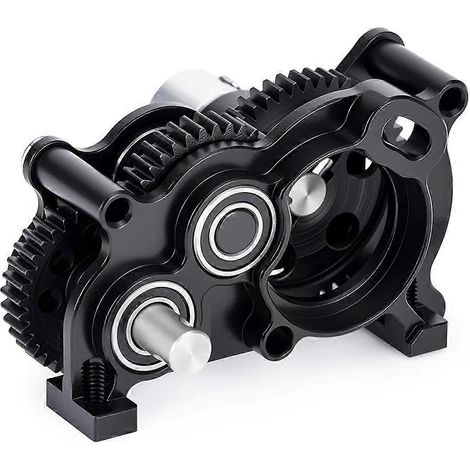 Boîte de vitesses OD-4 en aluminium avec embrayage à friction pour châssis LCG 1/10 Cheater Rigs Capra (pièces de mise à niveau) - JBMEDIA (1/4)