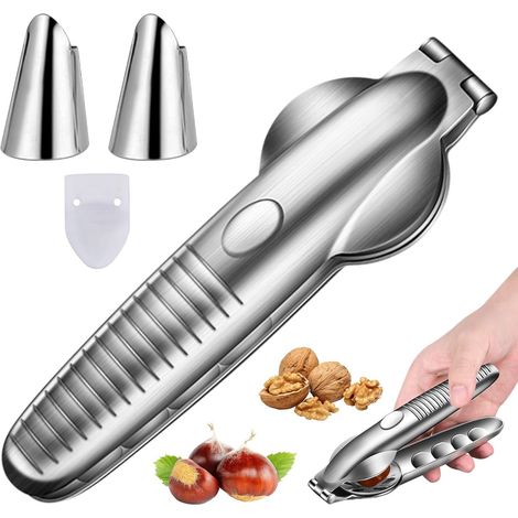 Coupe-châtaignes en acier inoxydable, ouvre-châtaignes, pince à châtaignes, casse-noix, noix, noisettes, coupe-châtaignes, couteau à châtaignes, KitchenAid (1/5)