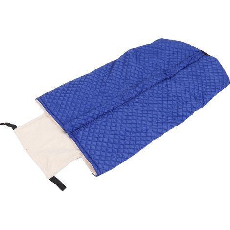 Couverture Fauteuil Roulant Épaisse Chaude en Polaire, Plaid Enveloppant pour Personnes Âgées et Patients, Accessoire Hiver, Bleu (1/5)