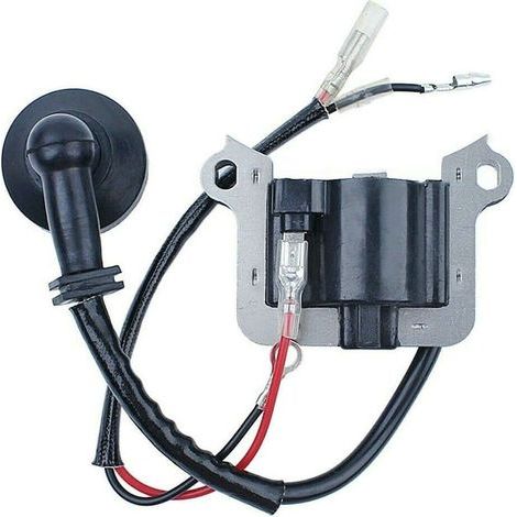 Der Hochspannungs-Zündspulentransformator ist für die Rasenmäher CG430, CG520, BC430 und BC520 mit 43 cm³ und 52 cm³ Hubraum geeignet. (1/2)