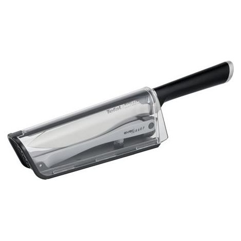 Couteau Tefal Chef Ever Sharp et Aiguiseur K2569004 16,5cm