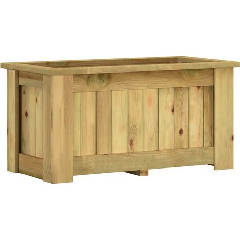 Hochbeet 100 x 50 x 50 cm Kiefernholz Imprägniert