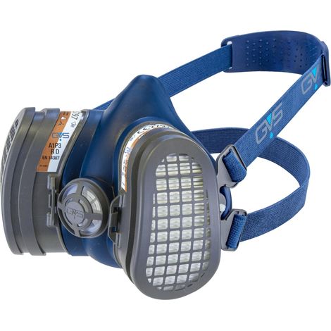 GVS SPR231G Maschera Elipse con filtri sostituibili A1P3 per Gas, Vapori Organici e Polveri, taglia XL