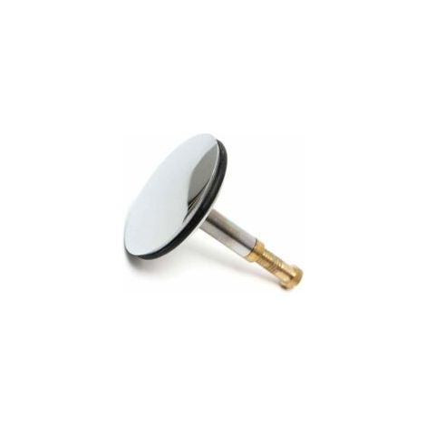 Bouchon de baignoire universel Ø 43 mm – Bouchon en laiton chromé antirouille – Hauteur réglable 50-55 mm – Étanchéité parfaite (1/5)