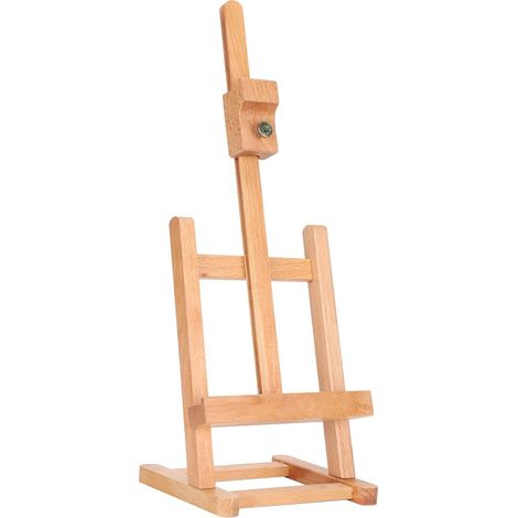 BRAVIX Chevalet en Bois, Petits Artistes Réglable Hêtre Bureau Support D'affichage de Peinture Chevalet de Table pour Enfants Artiste Adultes étudiants Salle de Classe (1/5)