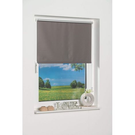 K-home 265833 – 5 Klemmfix Mini Tenda avvolgibile Oscurante, plastica, Tessuto, Grigio, 50 x 150 cm (1/5)