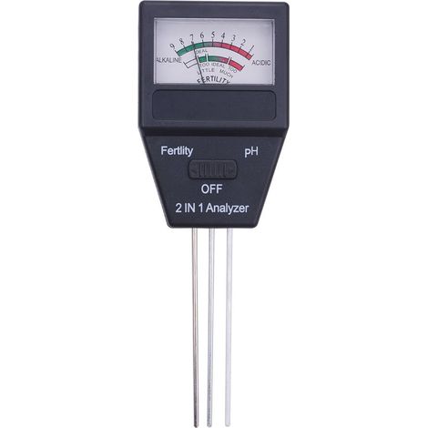 2 en 1 sol pH mètre testeur de fertilité testeur de sol analyseur sonde mesure pour jardin ferme pelouse intérieur extérieur soin des plantes (1/4)