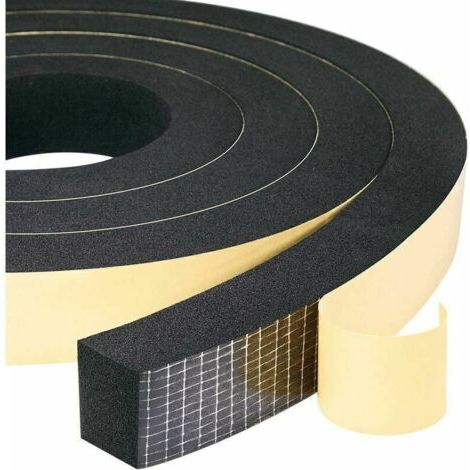 Mousse Bande de Joint 2 Rouleaux 25mm(l) x20mm(H) x4m(L) Joint d’étanchéité Resister aux Intemperies Antichoc Anticollision Protection des Meubles (1/5)