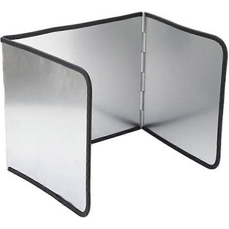 Éclaboussures pliable acier inoxydable huile éclaboussures carte Nonstick huile éclaboussures chaleur Insulation carte (1/5)