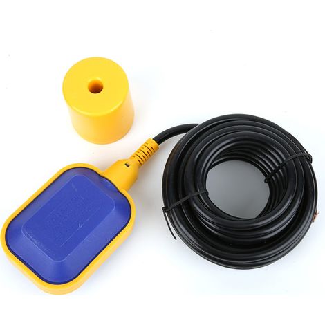 Capteur de niveau de liquide, interrupteur à flotteur 0-250V, contrôleur automatique de Drainage d'alimentation en eau, câble de 6M, clé-6