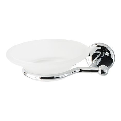 Porta sapone da bagno linea elite in ottone cromato - accessori bagno