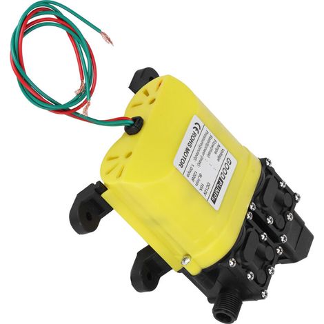 Bomba de agua Eosnow, 12 V 120 W 8 L, bomba de diafragma de alta presión con inyección automática de agua y conector de cobre. (1/3)