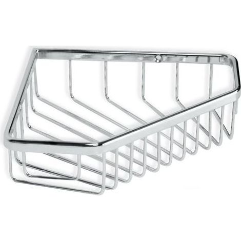 Etagere Salle de Bain d’Angle Laiton Avec Vis Incluses Supporte 5 kg Compatible Système Sans Perçage (Quick Fix) Anti-humidité Moderne Drainage Rapide 17 x 4,5 x 17cm – Modèle Krom (1/3)