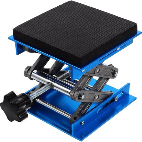Support Base Stable Élévateur en Alliage D'aluminium de Laboratoire et Plateforme Antidérapante 10x10 Cm pour et Applications en Laboratoire (1/5)