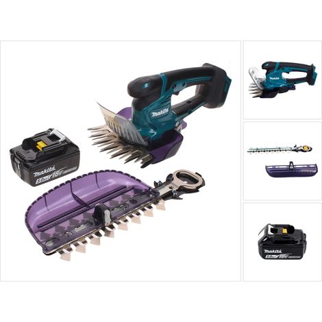 Makita DUM 604 T1X Akku Grasschere 18 V mit Gras- und Strauchscherblatt + 1x Akku 5,0 Ah - ohne Ladegerät (1/5)