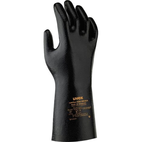 uvex Schutzhandschuh rubiflex ESD NB35A schwarz Gr. 8 (1/2)