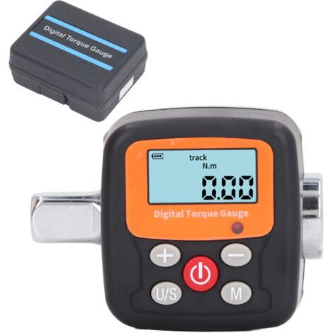Compteur de couple,Compteur de Torsion à affichage numérique,haute précision,connecteur 1/2,adaptateur de Torsion 6-200N.m avec alarme sonore et lumineuse (1/5)